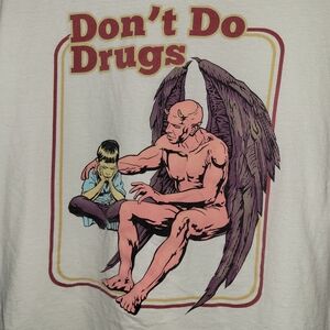 Don't Do Drugs Ringer T-Shirt By Narniaz